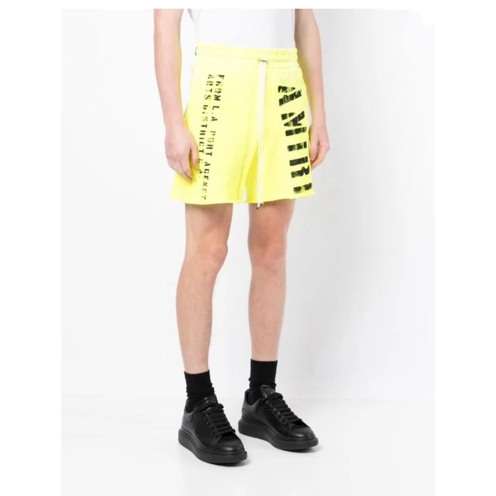 AMIRI logo-print track short